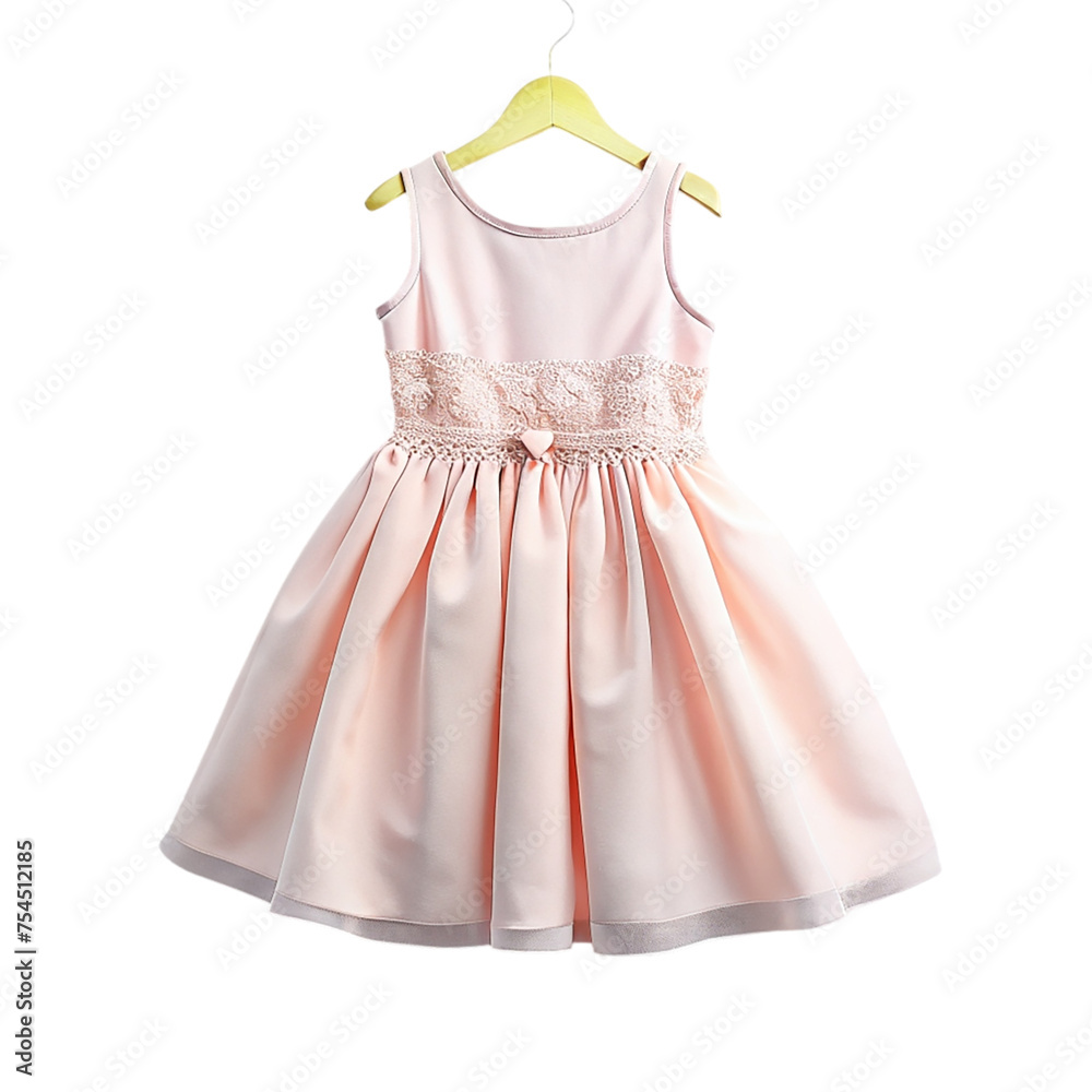 Pink female dress isolated on transparent background. Pink female dress isolated on transparent background.