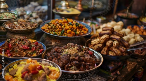Dive into the heart of Ramadan's culinary traditions, where tantalizing aromas mingle with the buzz of lively markets, painting a vivid tableau of cultural richness and gastronomic delights.
