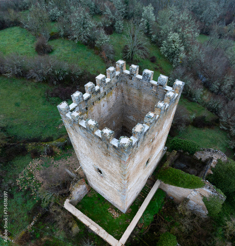 Tower of the City of Valdeporres in the Merindad of Valdeporres. The Merindades region. Burgos. Castile and Leon. Spain. Europe photo