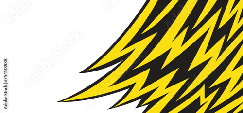 Abstract background lightning and arrow line pattern