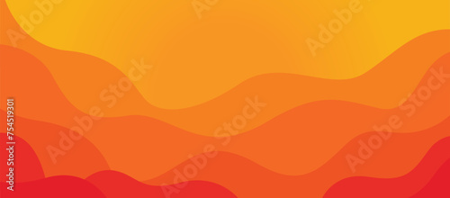 orange wave liquid abstract background. Vector illustration design for corporate business presentation, banner, cover, web, flyer, card, poster, game, texture, slide, magazine, and powerpoint. photo