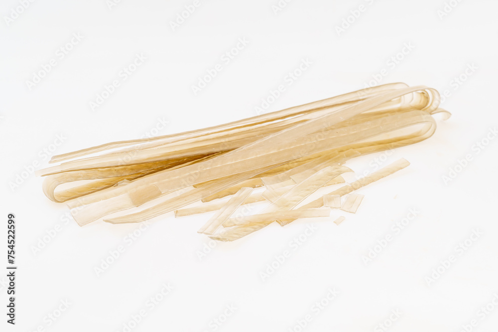 Various sweet potato vermicelli on monochrome background Various sweet potato vermicelli on monochrome background