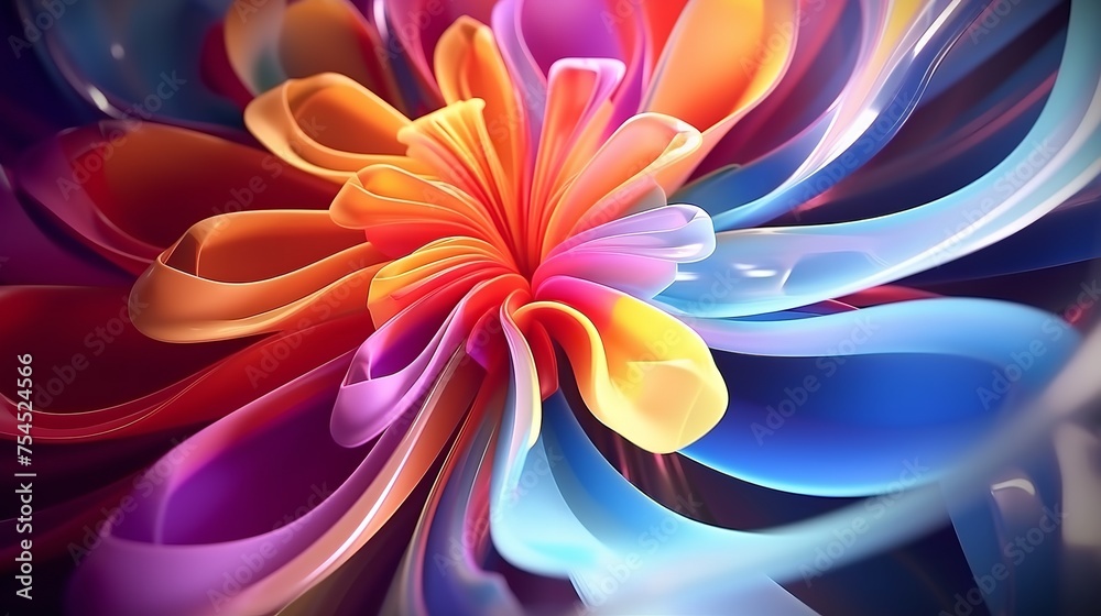Bright Abstract Background 8k