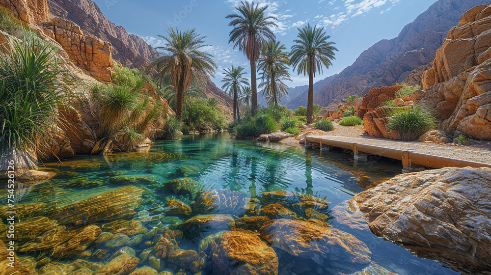 Picture a serene desert oasis, where travelers pause to rest and offer prayers of gratitude for the life-giving waters that sustain them