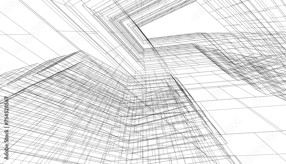 Abstract architecture 3d background
Abstract architecture 3d background