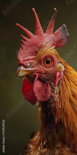 portrait of a rooster © Ivana