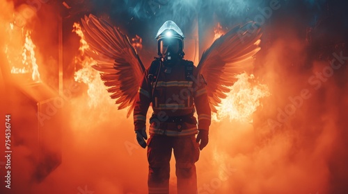 firefighter, fireman, hero, heroic, fire, emergency