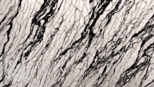 Black and white marble texture. Abstract dark granite or stone background © Vadzim