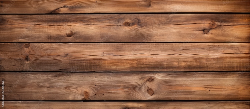 Fototapeta premium Rustic Wooden Texture Background with Weathered Grainy Surface for Design Projects