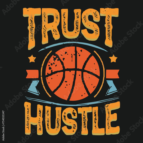 Basketball street style vintage typography t shirt design, prints