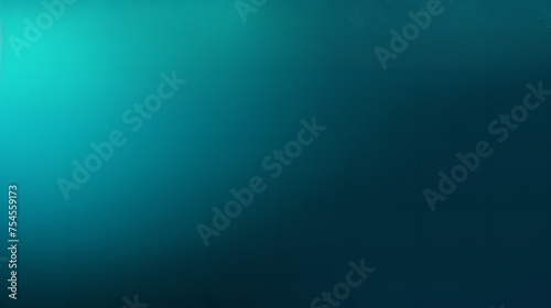 Teal Green Blue Grainy Color Gradient Background