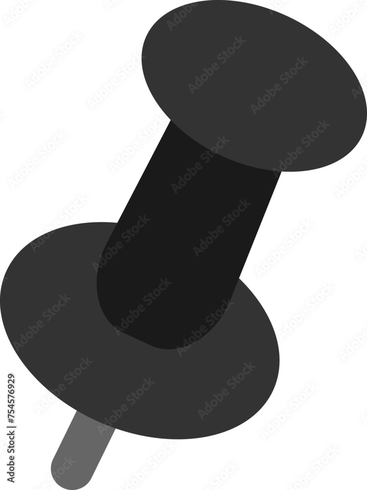압정, 압정핀, 고정핀 아이콘 Stock Vector | Adobe Stock