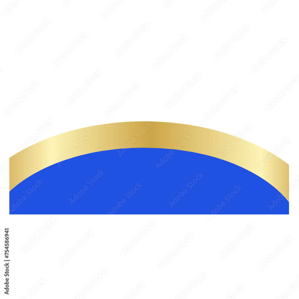 Obraz premium Minimalist golden footer 
