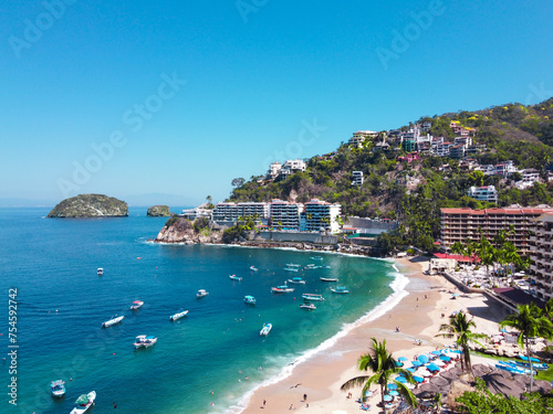 Natural beauty in Mismaloya, a beach near Puerto Vallarta