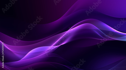 Enigmatic Purple Currents: Fluid Beauty in an Abstract World