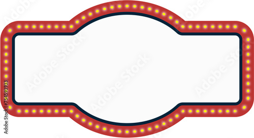 Marquee Light Frames in SVG Vector Illustration