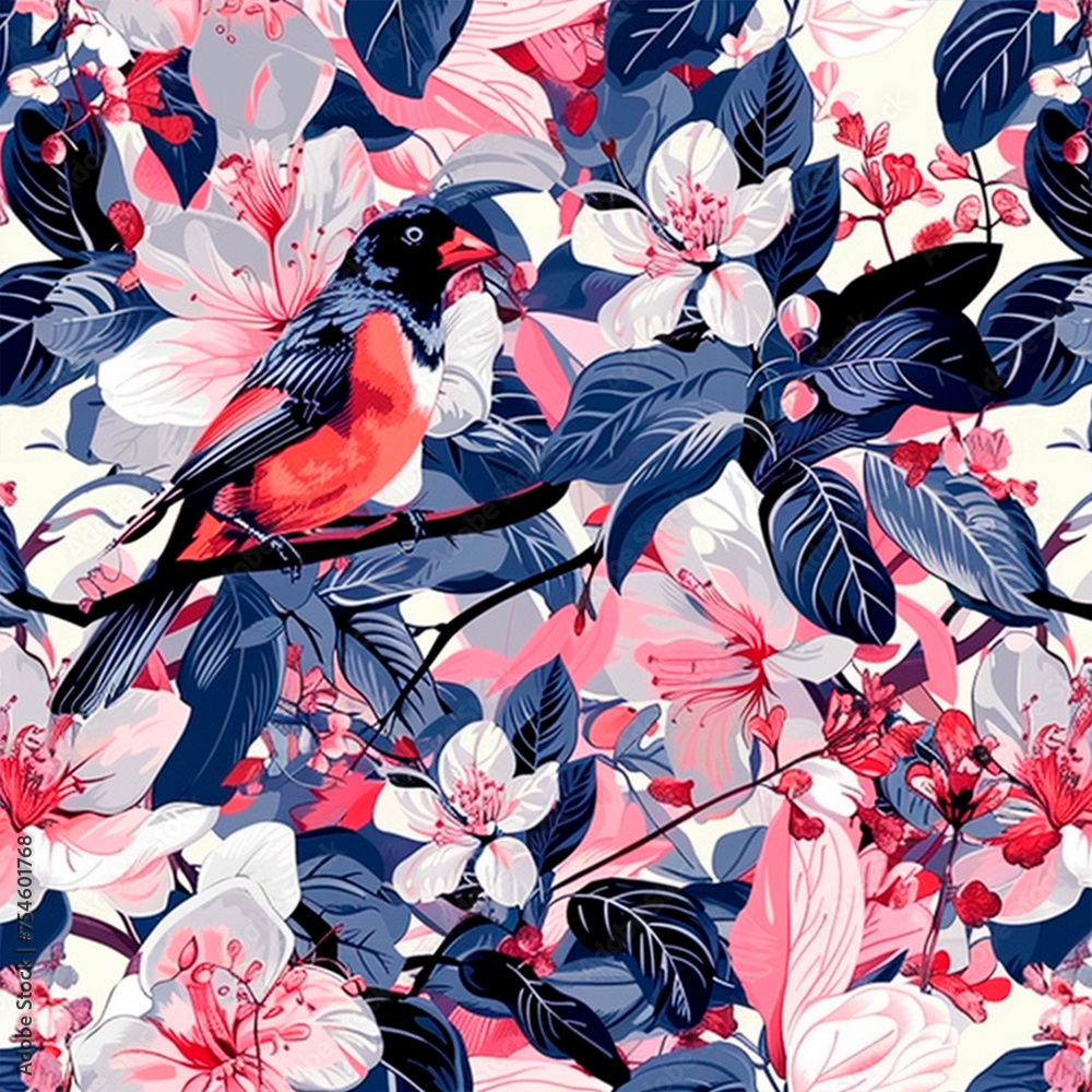 Fototapeta premium pattern with birds