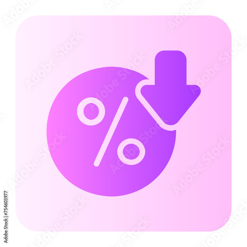 rate gradient icon