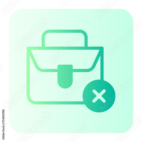 Unemployment gradient icon