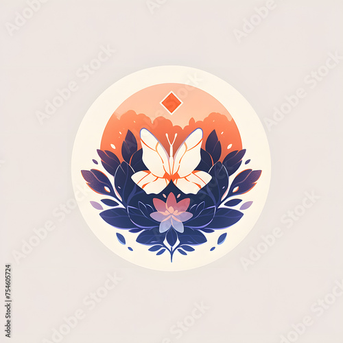 Colorful Beautiful Extremely Detailed Logo Icon Modern