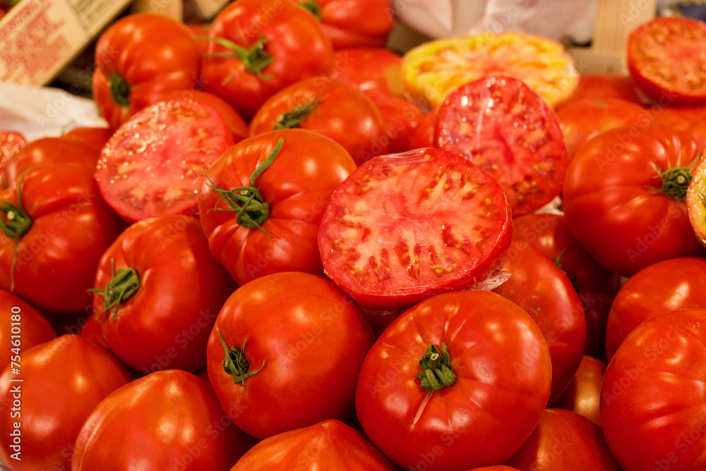 Lot of fresh fruits and vegetables for sale Lot of fresh fruits and vegetables for sale