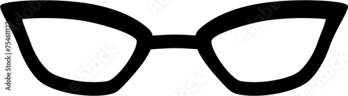 Glasses Frame in Vector SVG Illustration