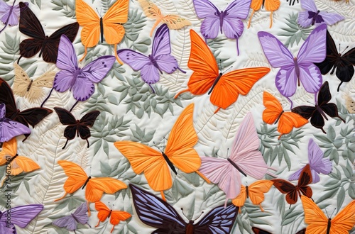 seamless pattern with butterflies