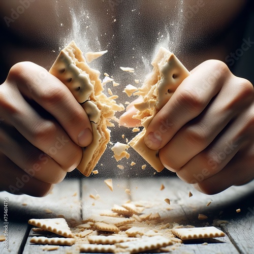 Crunch Time: Hand Cracks Cracker, Culinary Crunchiness