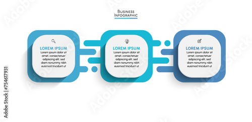 Business data visualization. timeline infographic icons designed for abstract background template