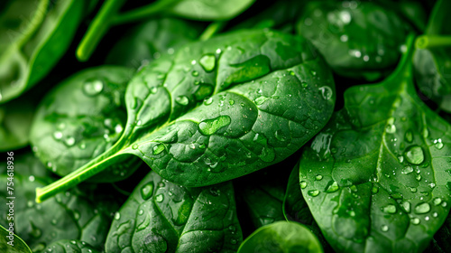 Green Lettuce Leaves - Background