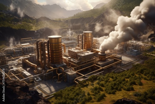 Geothermal Power Plants Harnessing Earth's Core for Clean Energy
