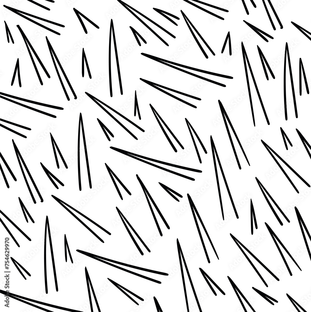 A small accumulation of needles on an invisible surface A small accumulation of needles on an invisible surface
