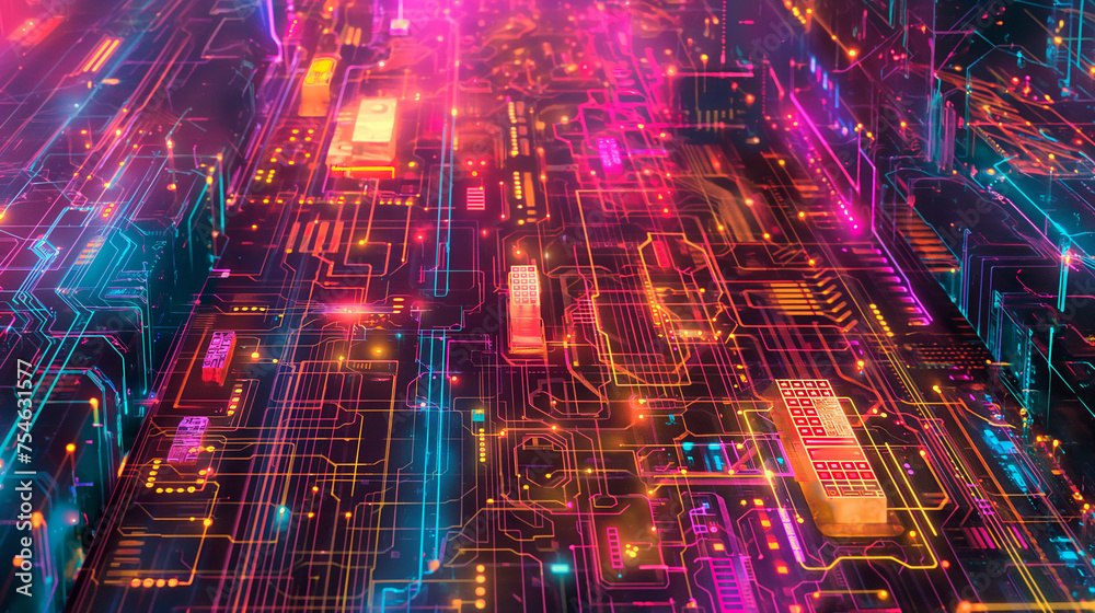 Fototapeta premium Cyberspace art I
