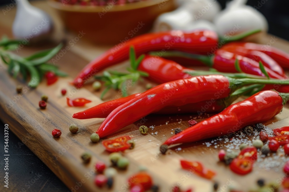 Chili hot spices background. Food background Chili hot spices background. Food background