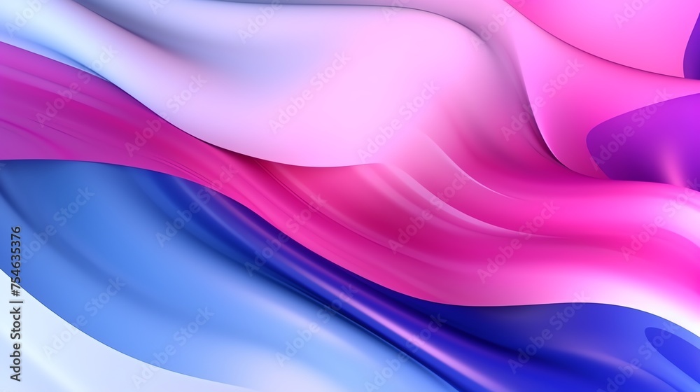 Fototapeta premium abstract background hd fluid yellow blue pink and white colors