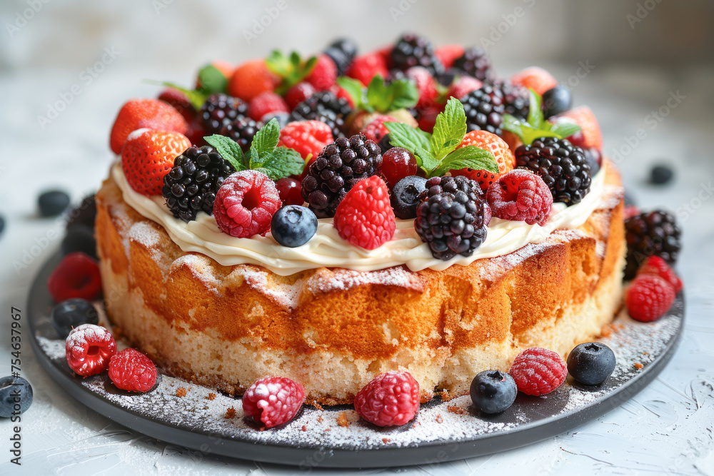 On weekends, I enjoy making sweets at home as a hobby. Today it's raspberry cake. Handmade sweets, sweets concept. On weekends, I enjoy making sweets at home as a hobby. Today it's raspberry cake. Handmade sweets, sweets concept.
