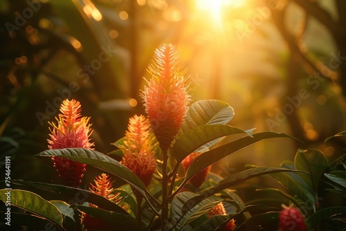 red and yellow flowers