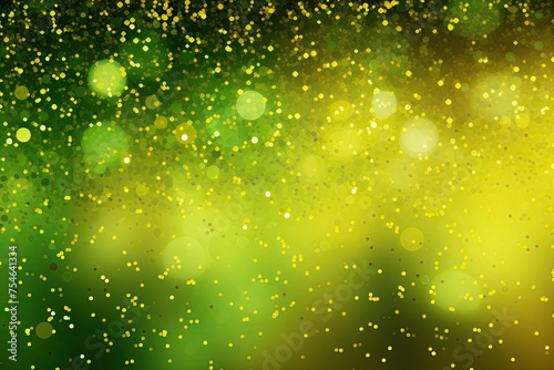 abstract green bokeh lights background