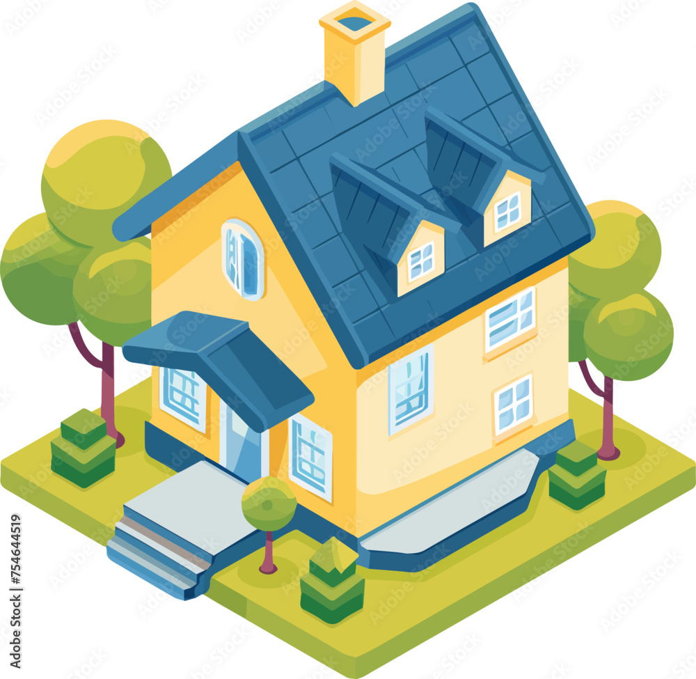 Real estate vector icon on a white background Real estate vector icon on a white background