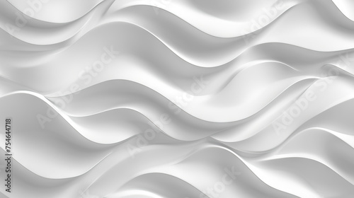 abstract background white wave 04 AI generative
