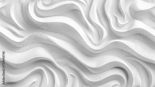 abstract background white wave 03 AI generative