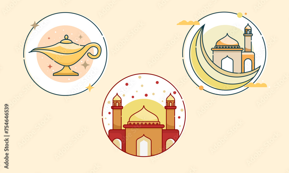Ramadan icon set. vector illustration. ramadan icon. Can be used for religious, website and editing purposes. islamic icon Ramadan icon set. vector illustration. ramadan icon. Can be used for religious, website and editing purposes. islamic icon