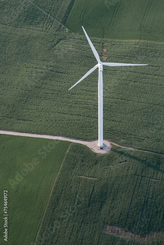Windmill from the air