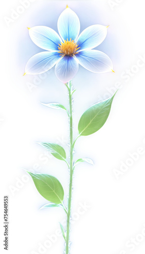 stunning flower with transparent background
