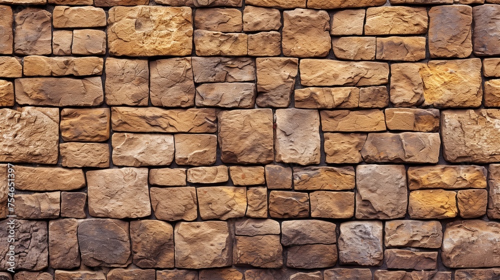 Stone wall texture in warm earthy tones