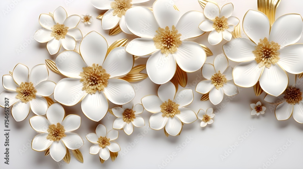 white and gold flowers, wedding invitation background
white and gold flowers, wedding invitation background