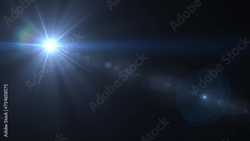 optical lens flares rays transition lens flare effects and light motion cinematic background photo