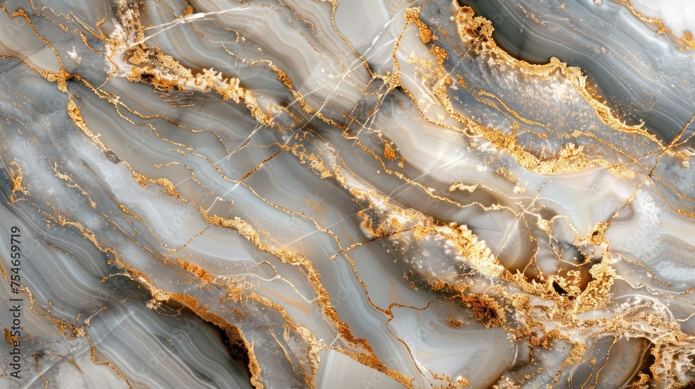 Elegant natural marble texture with rich gold veins, perfect for sophisticated backgrounds and designs.