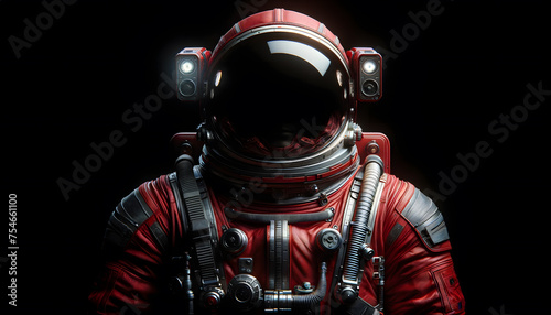 Space Odyssey, Red Astronaut © deeplek