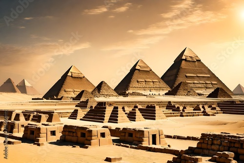 pyramids of giza photo